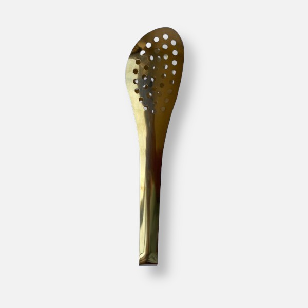 Pinza con baño de bronce